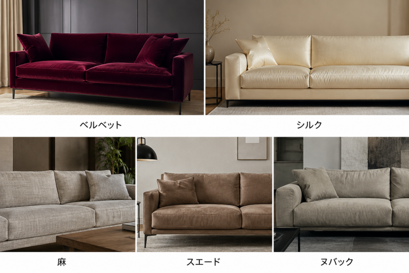 ソファの素材