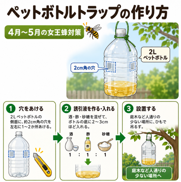 ペットボトルトラップ