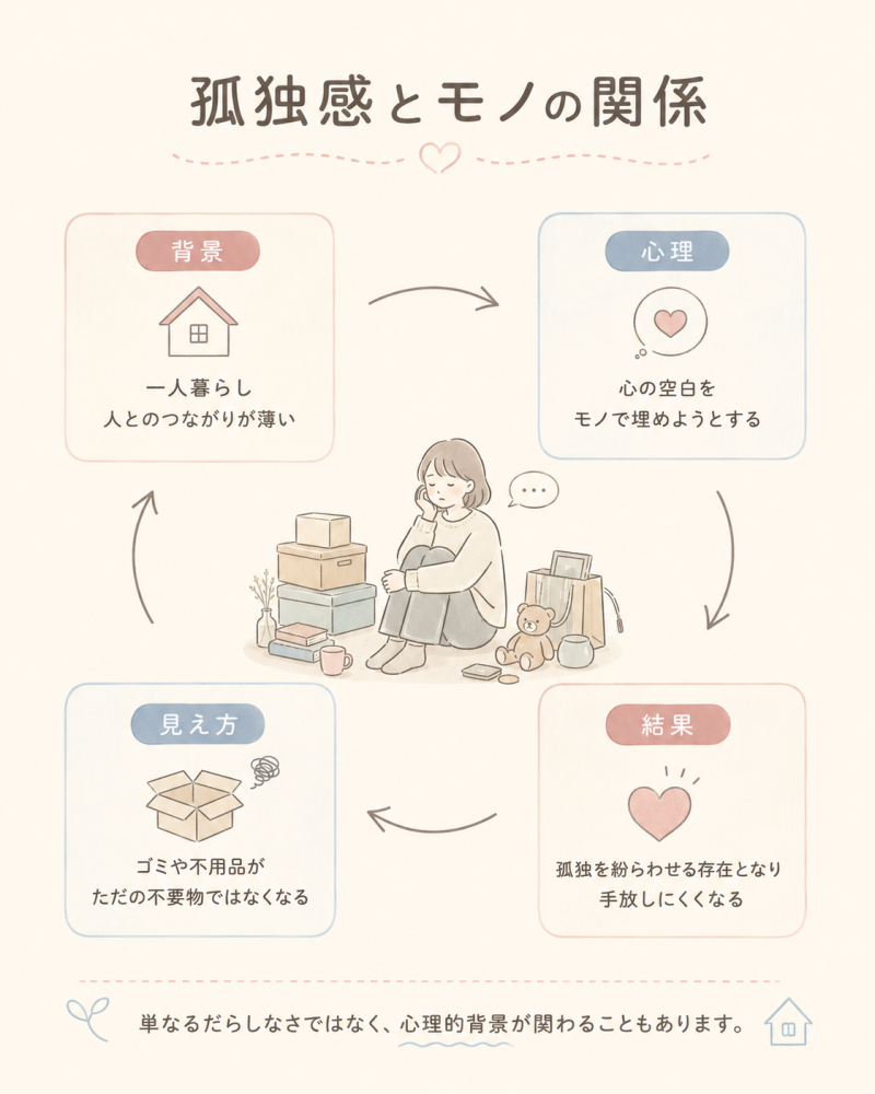 孤独感とモノの関係