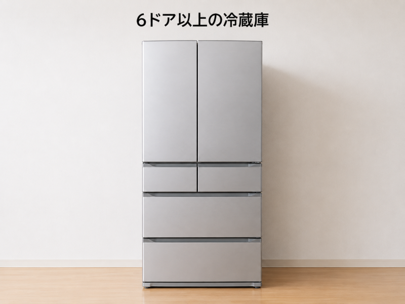 6ドア以上の冷蔵庫