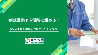 害獣駆除は市役所に頼める？5つの支援と相談先をわかりやすく解説