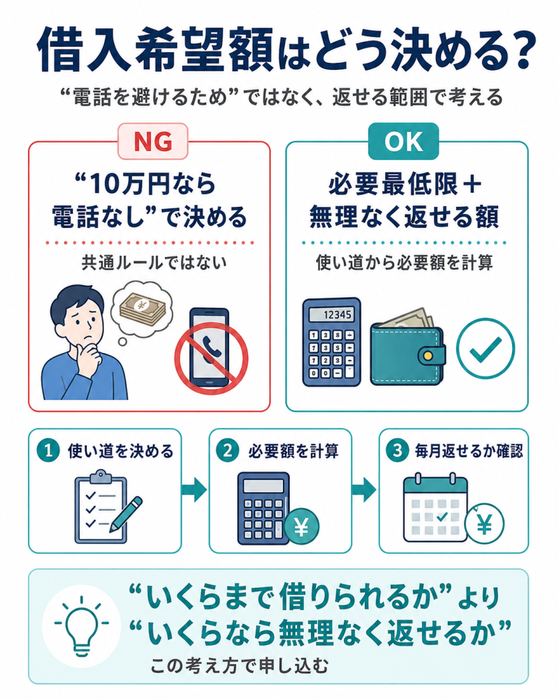 借入希望額はどう決める？