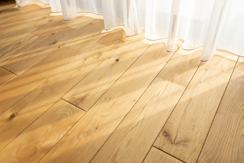 カーテンと自然光